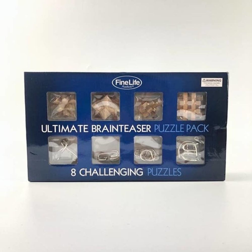 FineLife Ultimate Brain Teaser Puzzle Pack - Picture 1 of 5